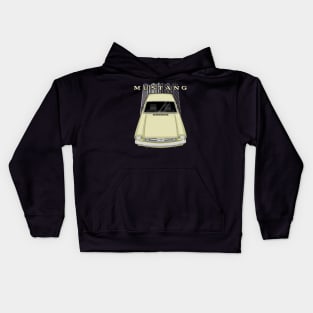 Mustang 1966 - Yellow Kids Hoodie